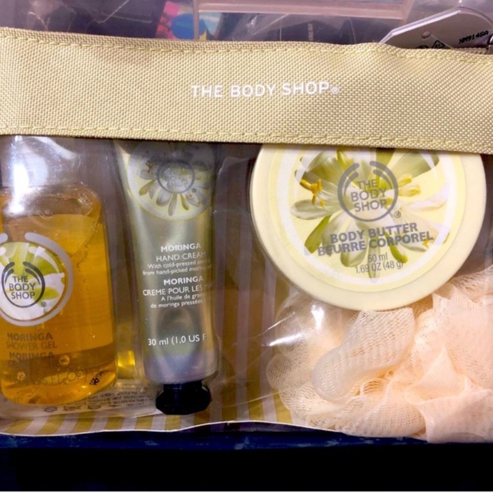 The Body Shop Moringa Bath & Body Set - Yellow